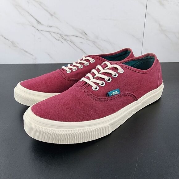 Vans Authentic Maroon Teal Sneakers - Picture 3 of 8